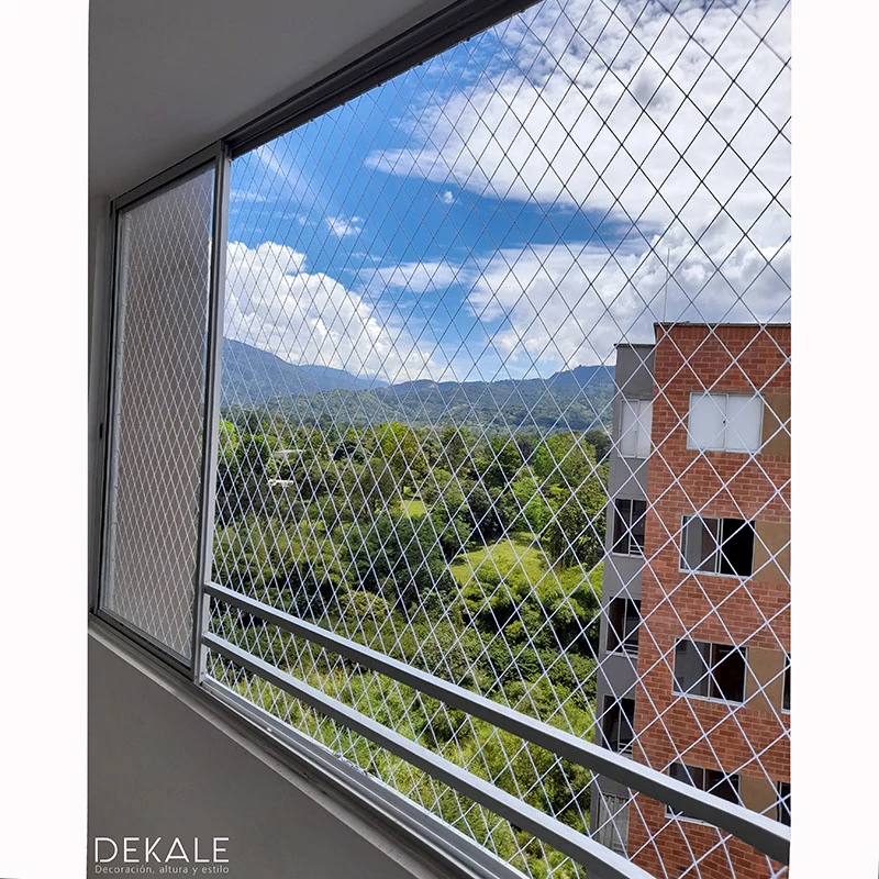 instalacion mallas de seguridad de polietileno en area metropolitana de bucaramanga