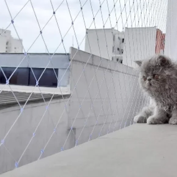 instalacion de mallas de seguridad para gatos en balcon
